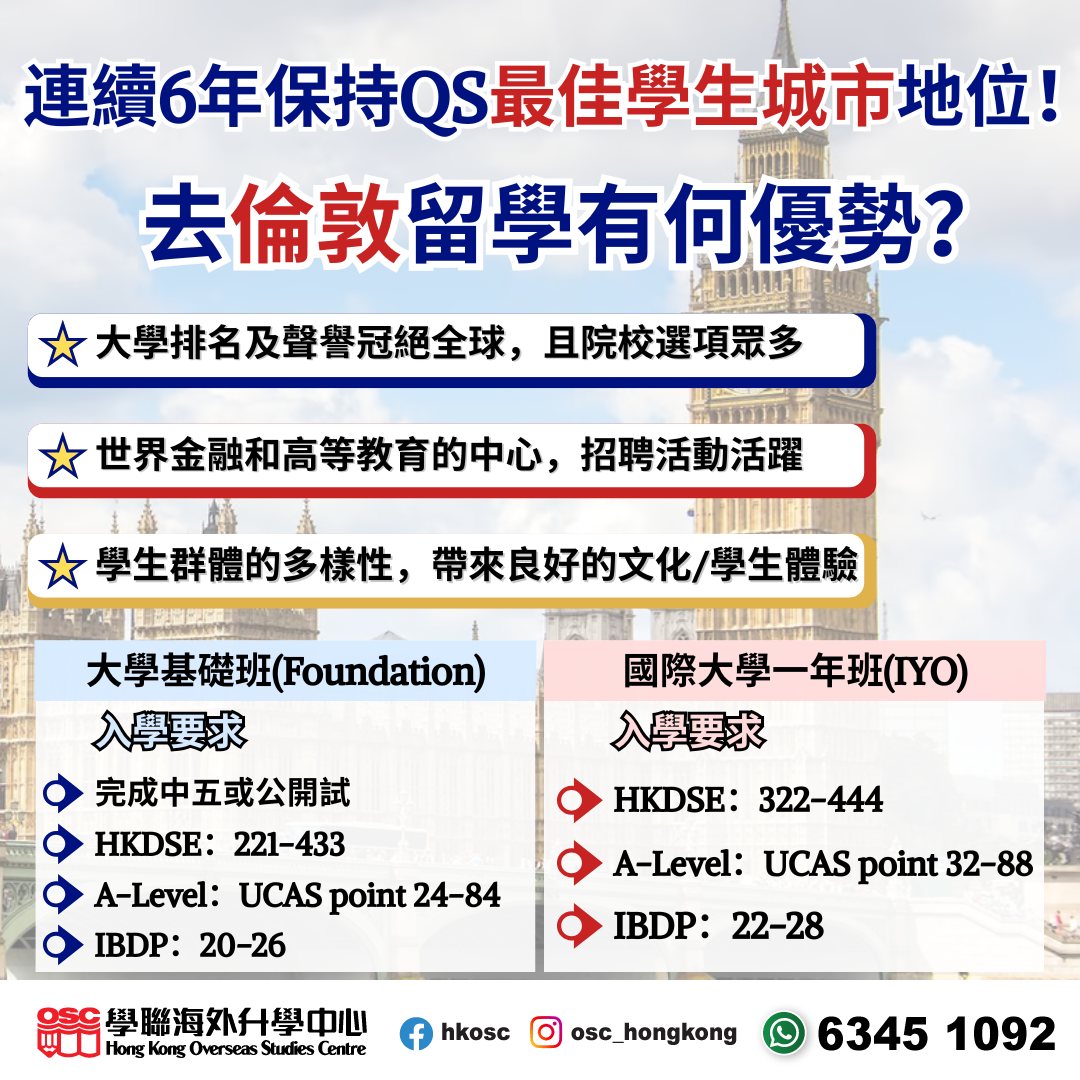 探索最佳學生城市:倫敦英國升學優勢,豐富您的海外體驗!